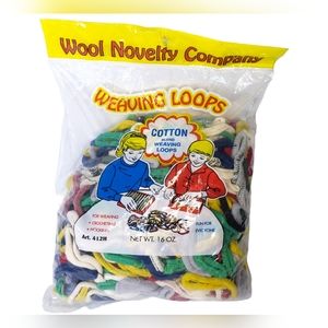2x Cotton Weaving Loops - Wool Novelty Company Assorted 16 oz